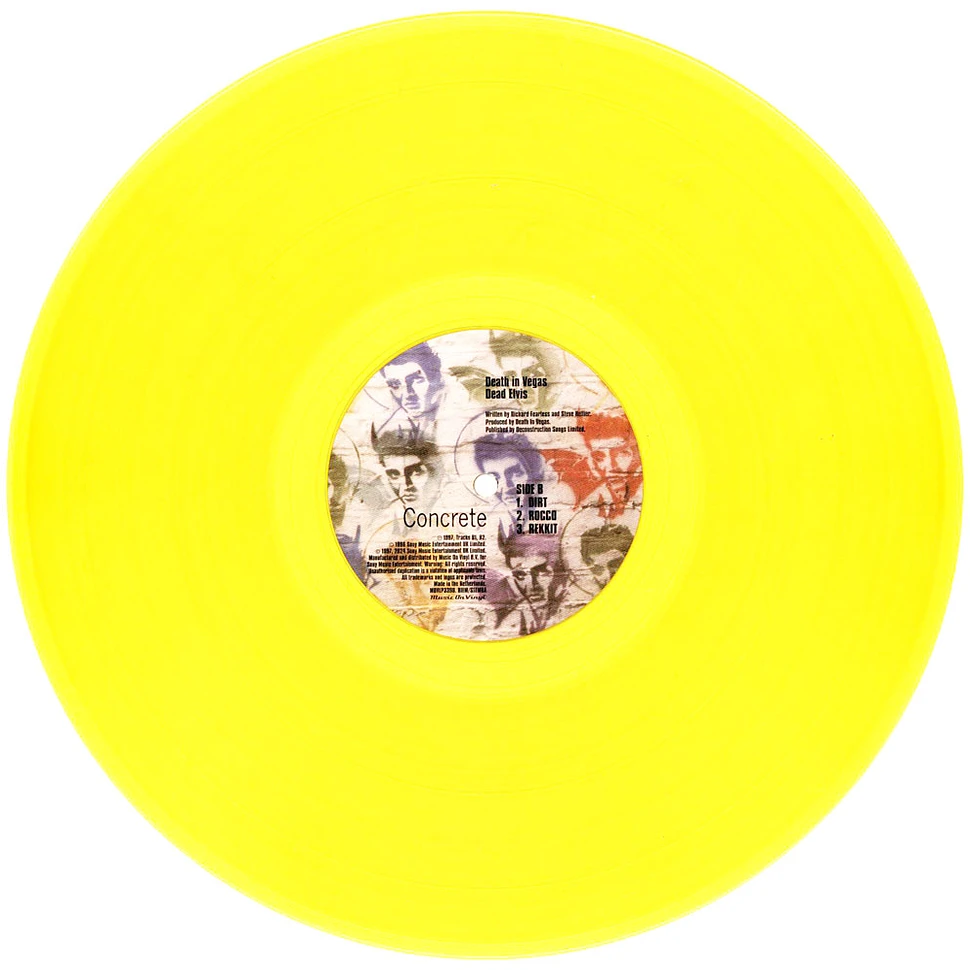 Death In Vegas - Dead Elvis Yellow Vinyl Edition