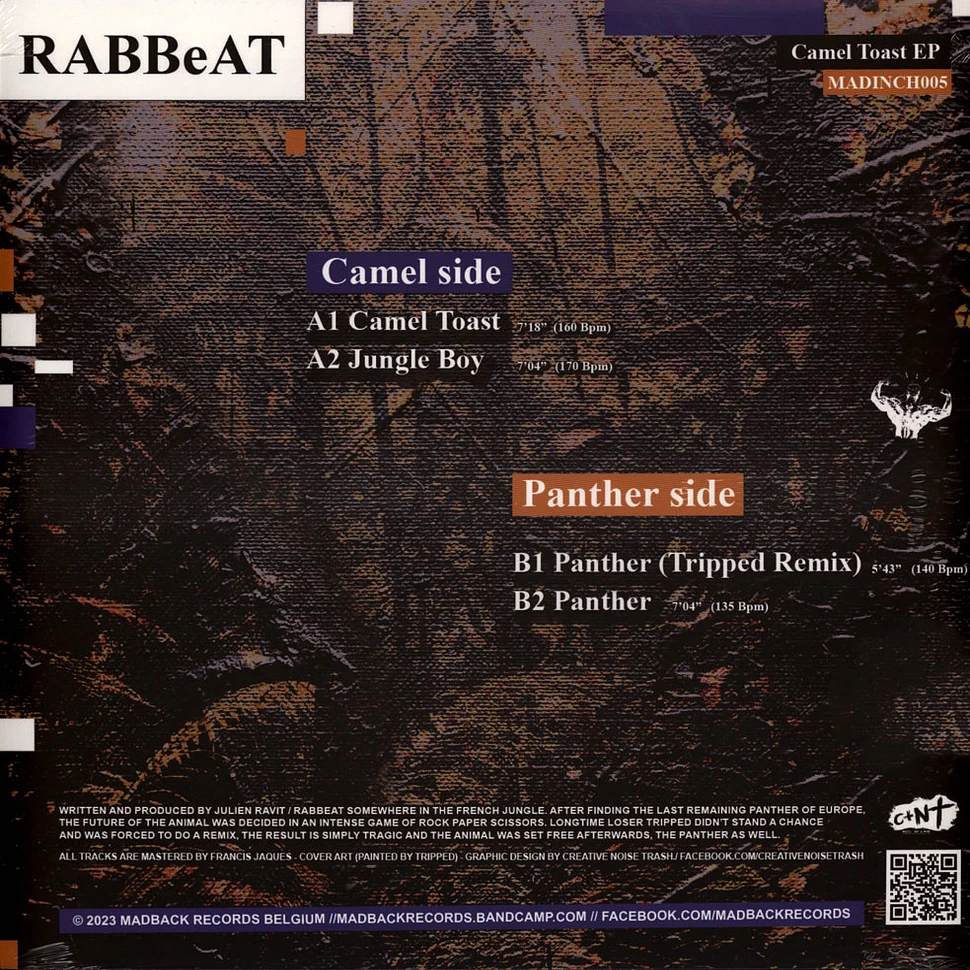 Rabbeat - Camel Toast Ep Blue Vinyl Edition