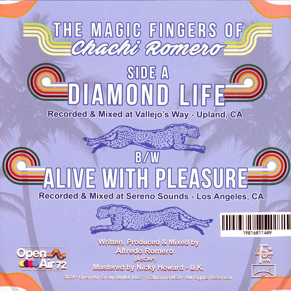 The Magic Fingers Of Chachi Romero - Diamond Life / Alive With Pleasure