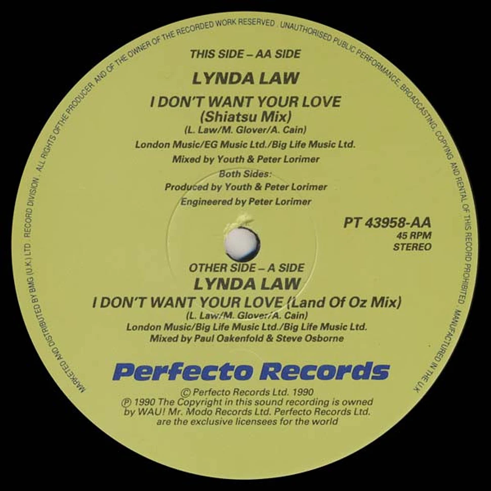 Lynda Law - I Don't Want Your Love