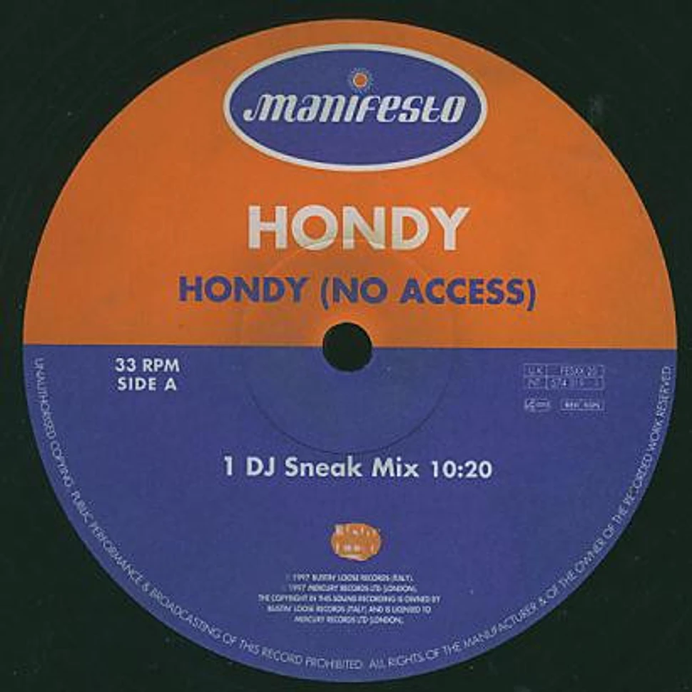 Hondy - Hondy (No Access)