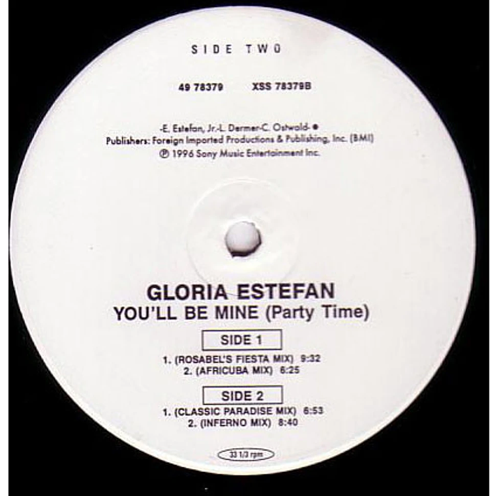 Gloria Estefan - You'll Be Mine (Party Time) - Vinyl 12" - 1996 - US