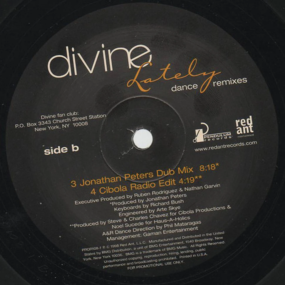 Divine - Lately (Dance Remixes)