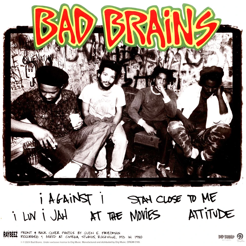 Bad Brains - Omega Sessions Black Vinyl Edition