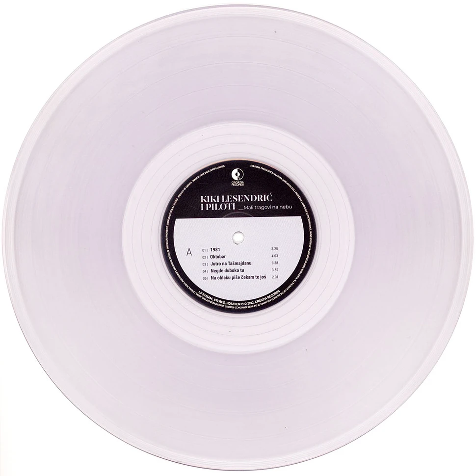 Kiki Lesendric & Piloti - Mali Tragovi Na Nebu Silver Colored Vinyl Edtion