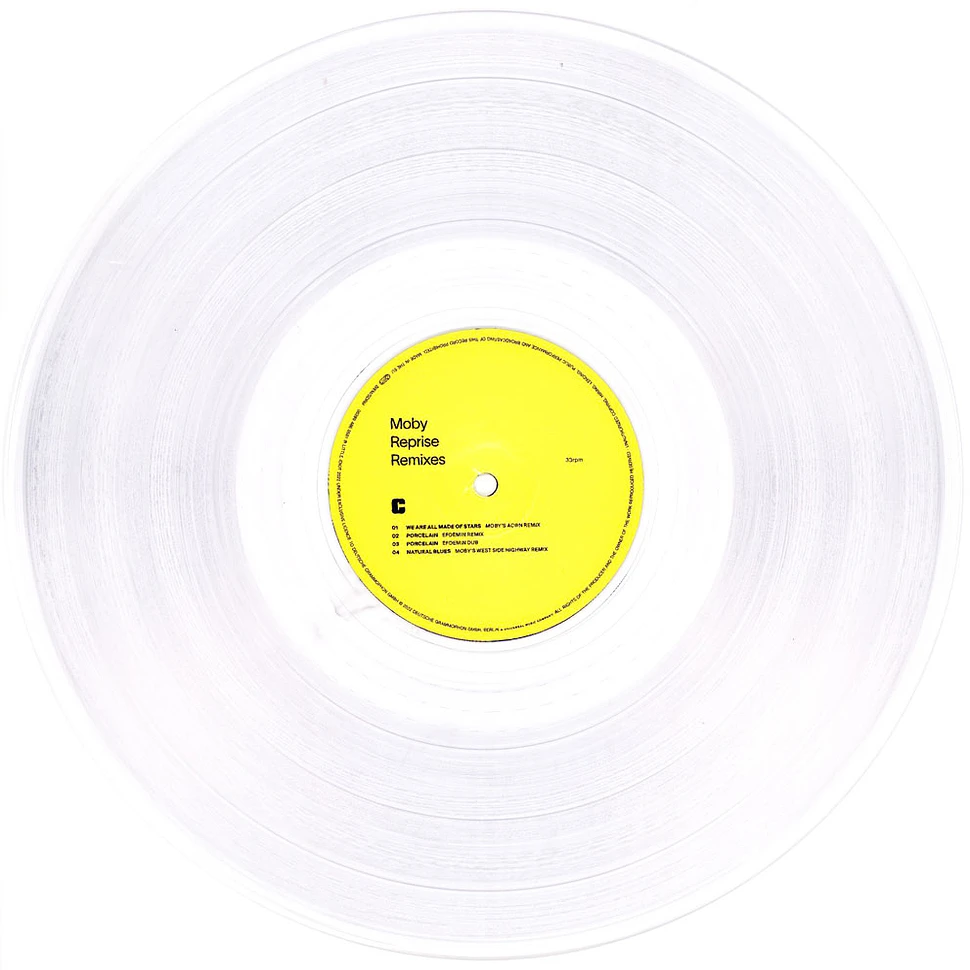 Moby - Reprise - Remixes Limited Clear Vinyl Edition