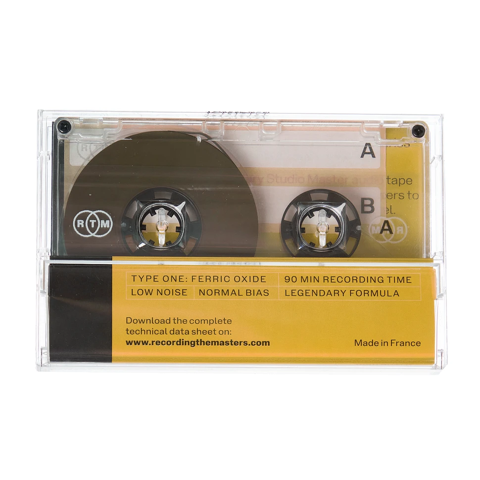RTM Leerkassette - C90 Type One Blank Audio Cassette