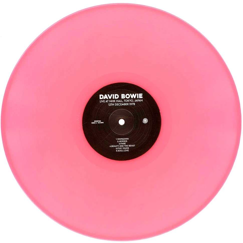 David Bowie - Live At Nhk Hall Tokyo 1978 Pink Vinyl Edition