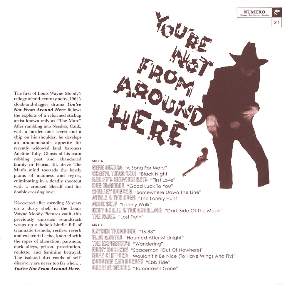 V.A. - You're Not From Around Here Black Vinyl Edition