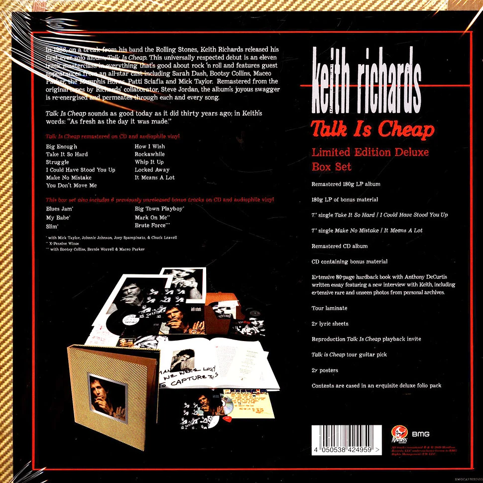 Keith Richards - Talk Is Cheap Deluxe Box Set