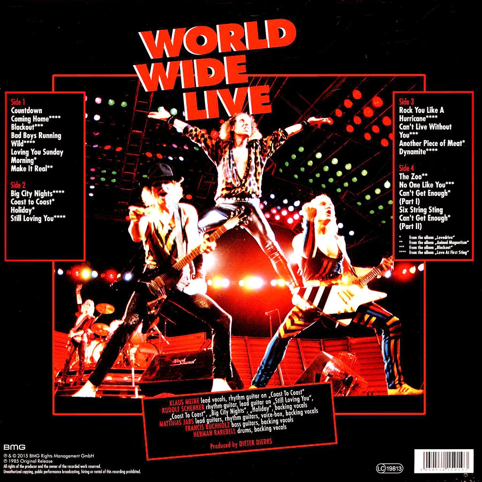 Scorpions - World Wide Live 50th Anniversary Deluxe Edition