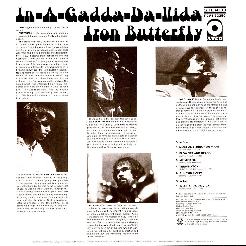 Iron Butterfly - In-A-Gadda-Da-Vida rocktober atl75 Edition