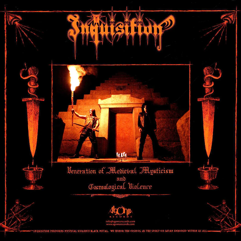 Inquisition - Veneration Of Medieval Mysticism And Cosmological Violence Black Vinyl Edition