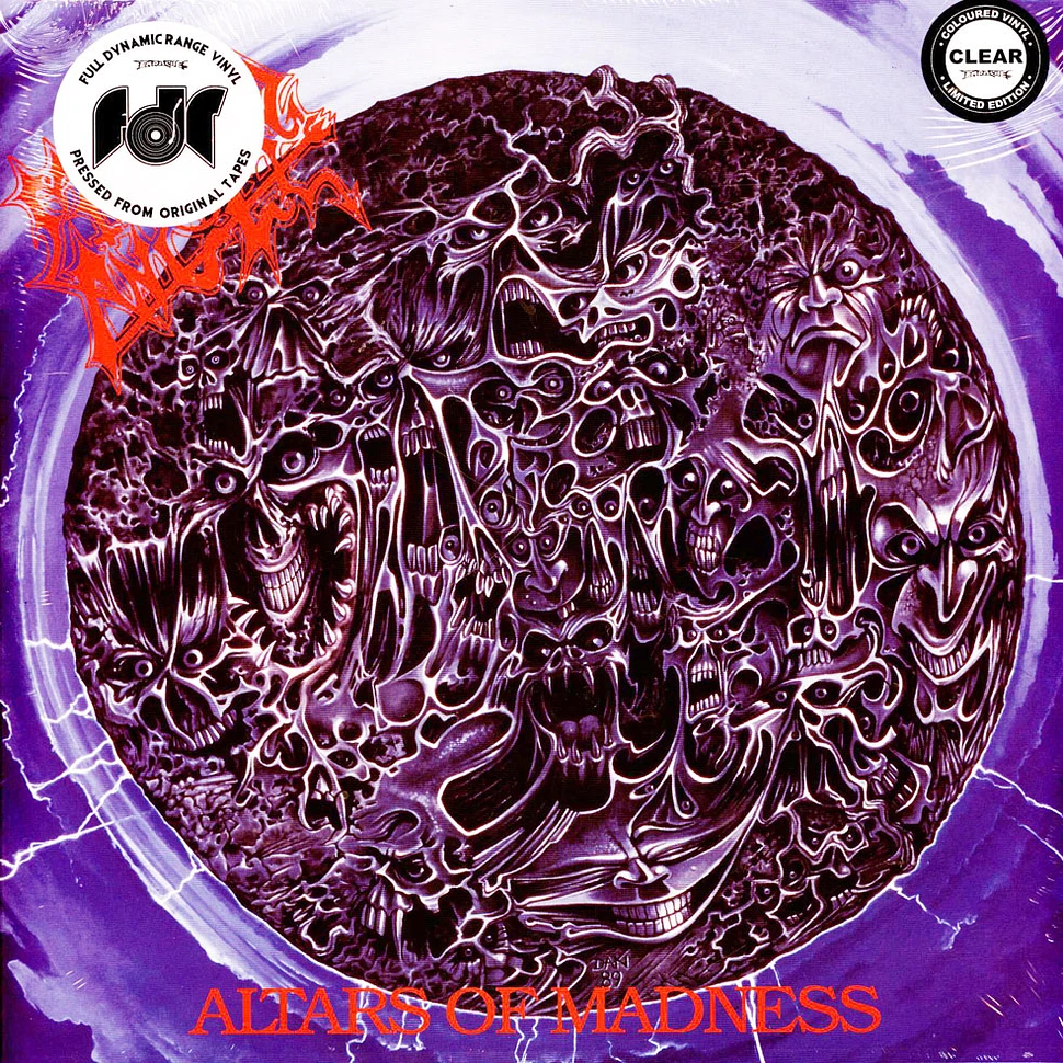 Morbid Angel - Altars Of Madness Limited Clear Vinyl Edition