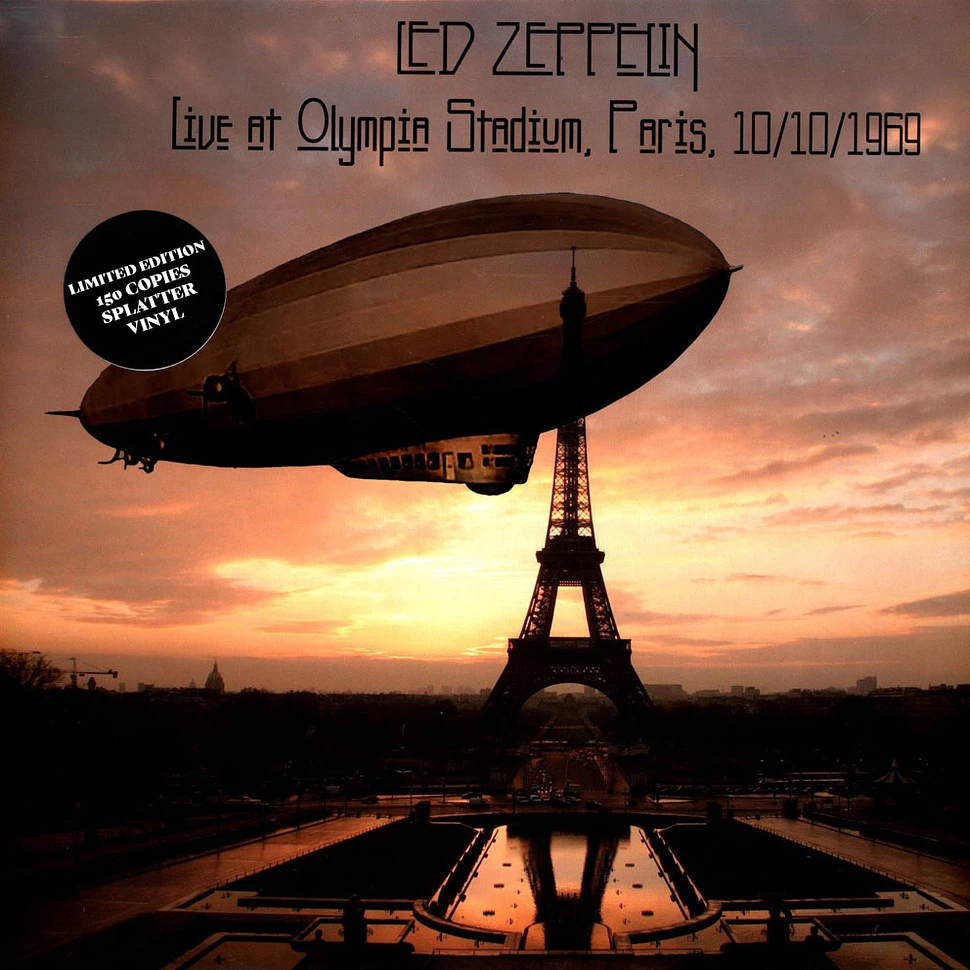 Led Zeppelin - Live At Olympia Stadium Paris 1969 Splattered Vinyl Edition