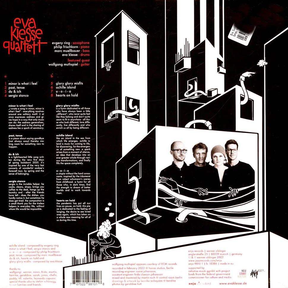 Eva Quartett Klesse - Songs Against Loneliness Black Vinyl Edition