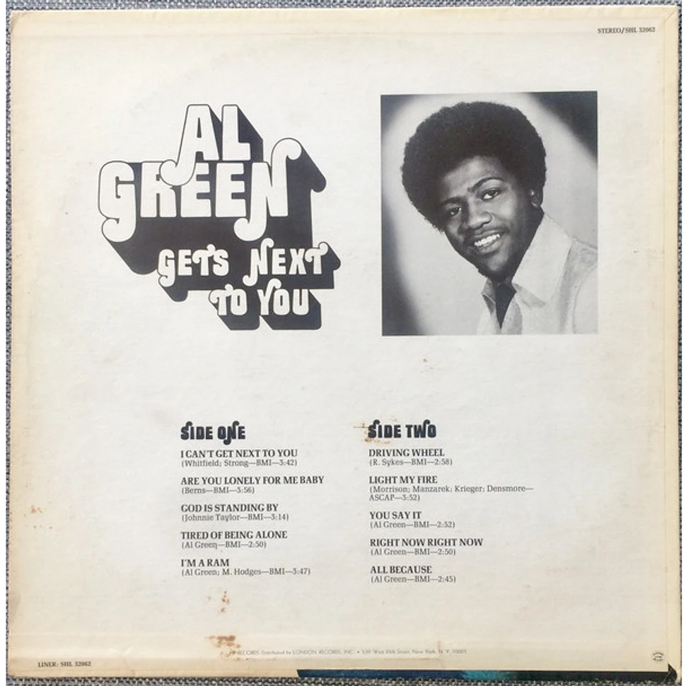 Al Green - Al Green Gets Next To You