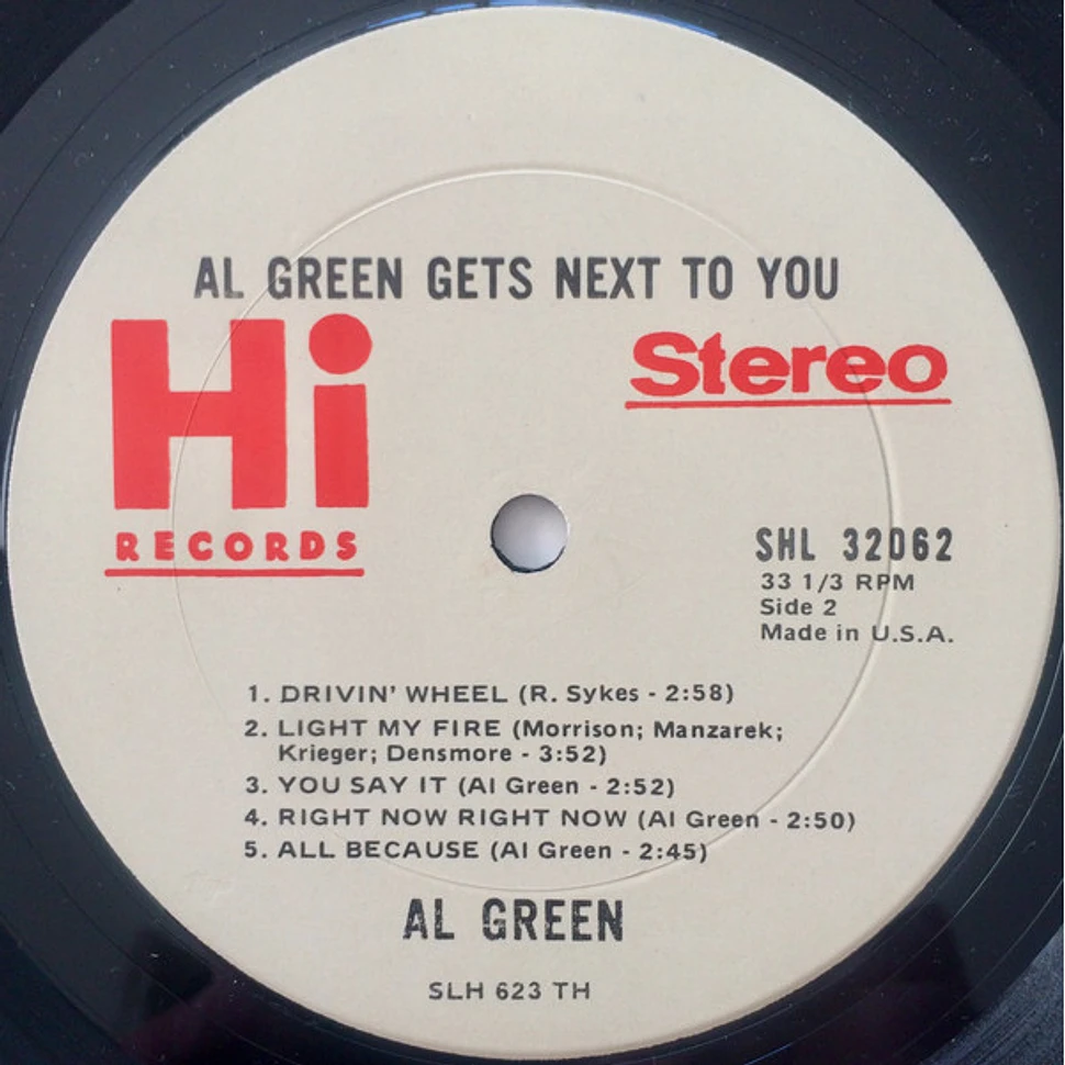 Al Green - Al Green Gets Next To You