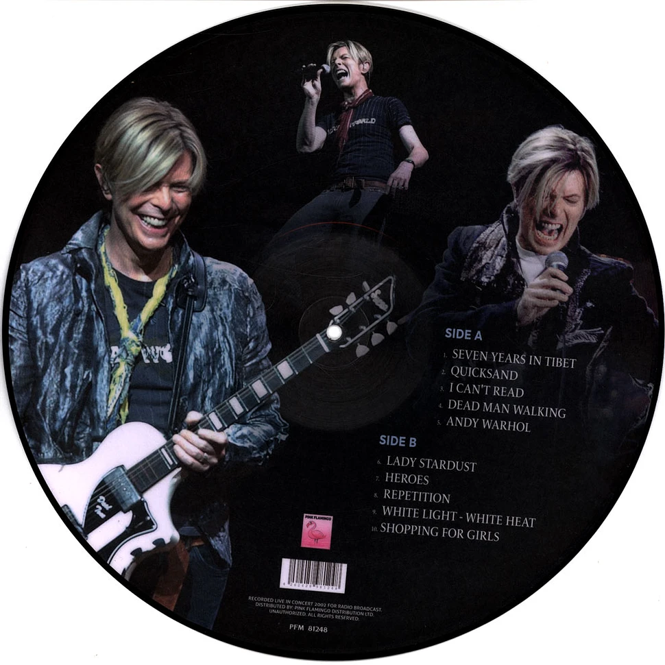 David Bowie - Unplugged Radio Broadcast Picture Disc Edition