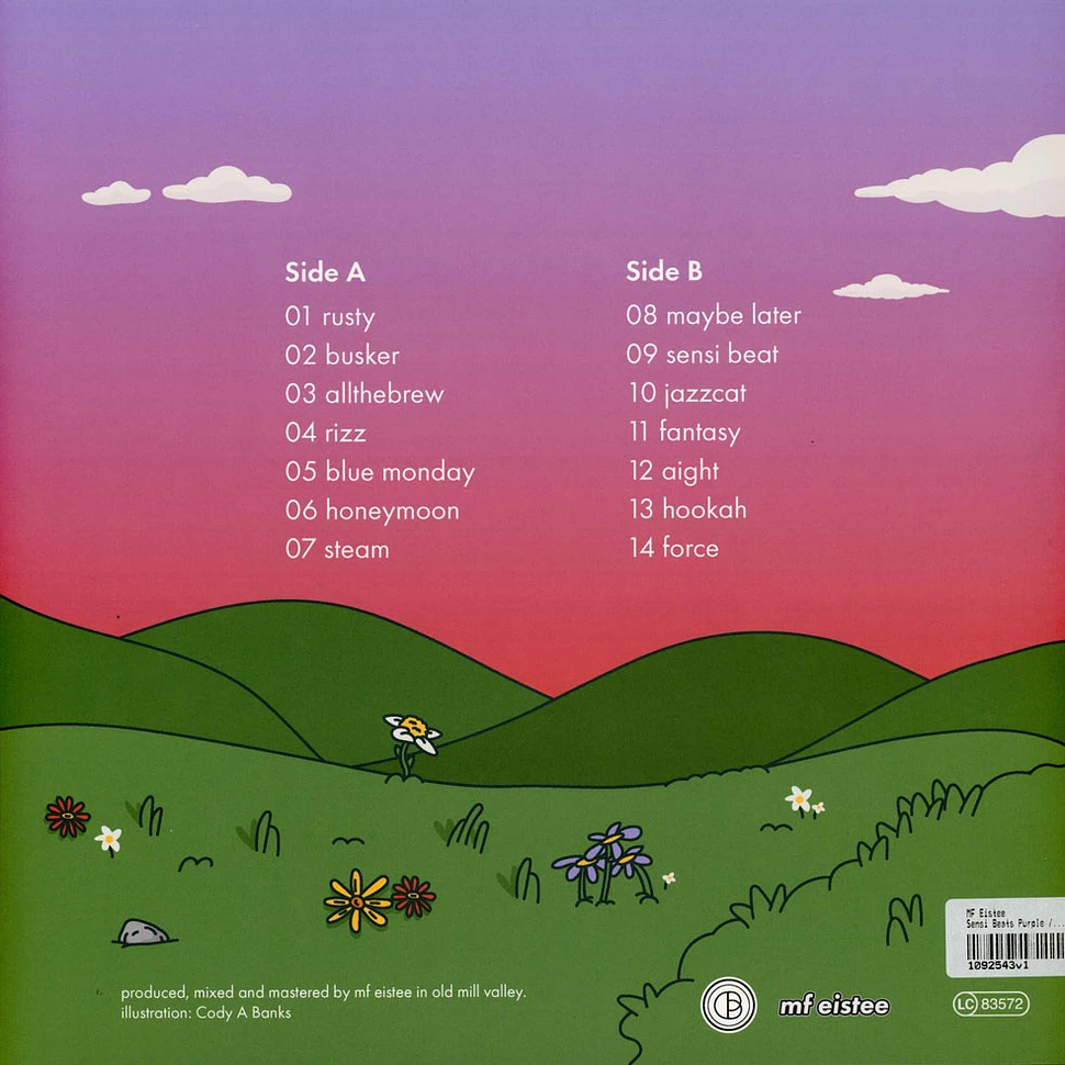 MF Eistee - Sensi Beats Purple / Pink Vinyl Edition
