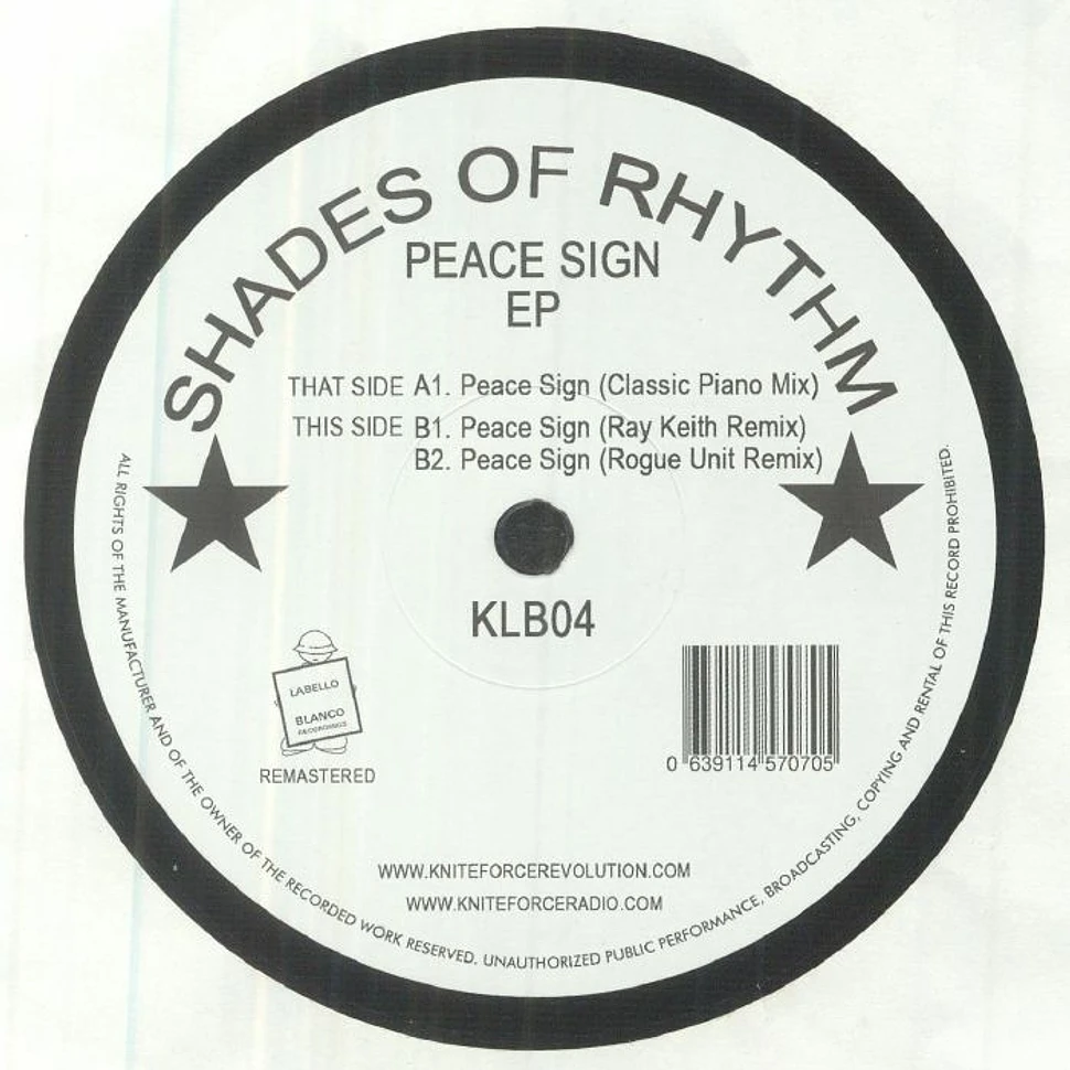 Shades Of Rhythm - Peace Sign EP