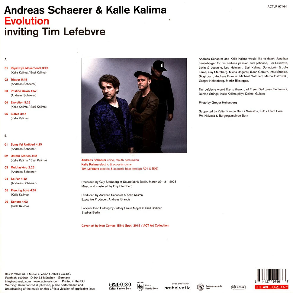 Andreas Schaerer / Kalle Kalima - Evolution Black Vinyl Edition