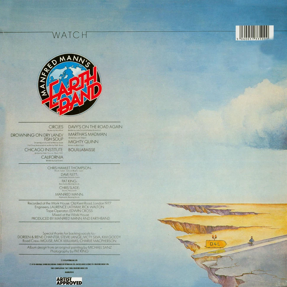 Manfred Mann's Earth Band - Watch Limited Blue Vinyl Edition