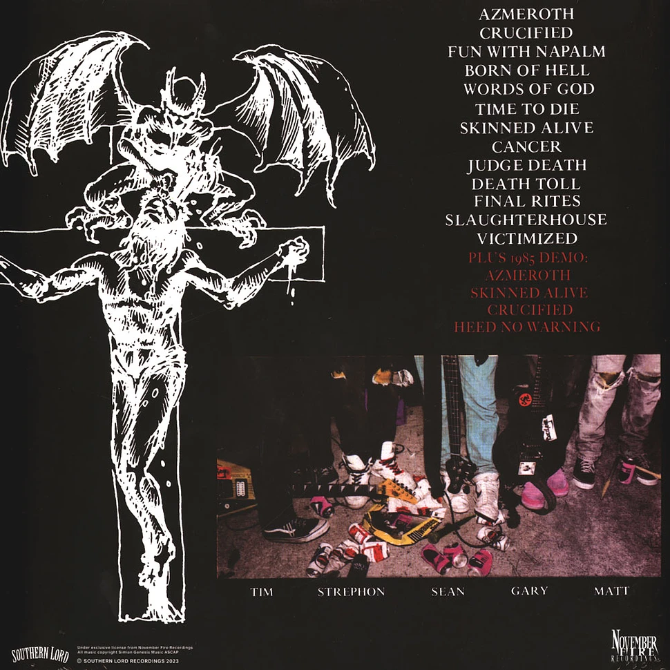 Sacrilege B.C. - Party With God Communion Blood + White Vinyl Edition