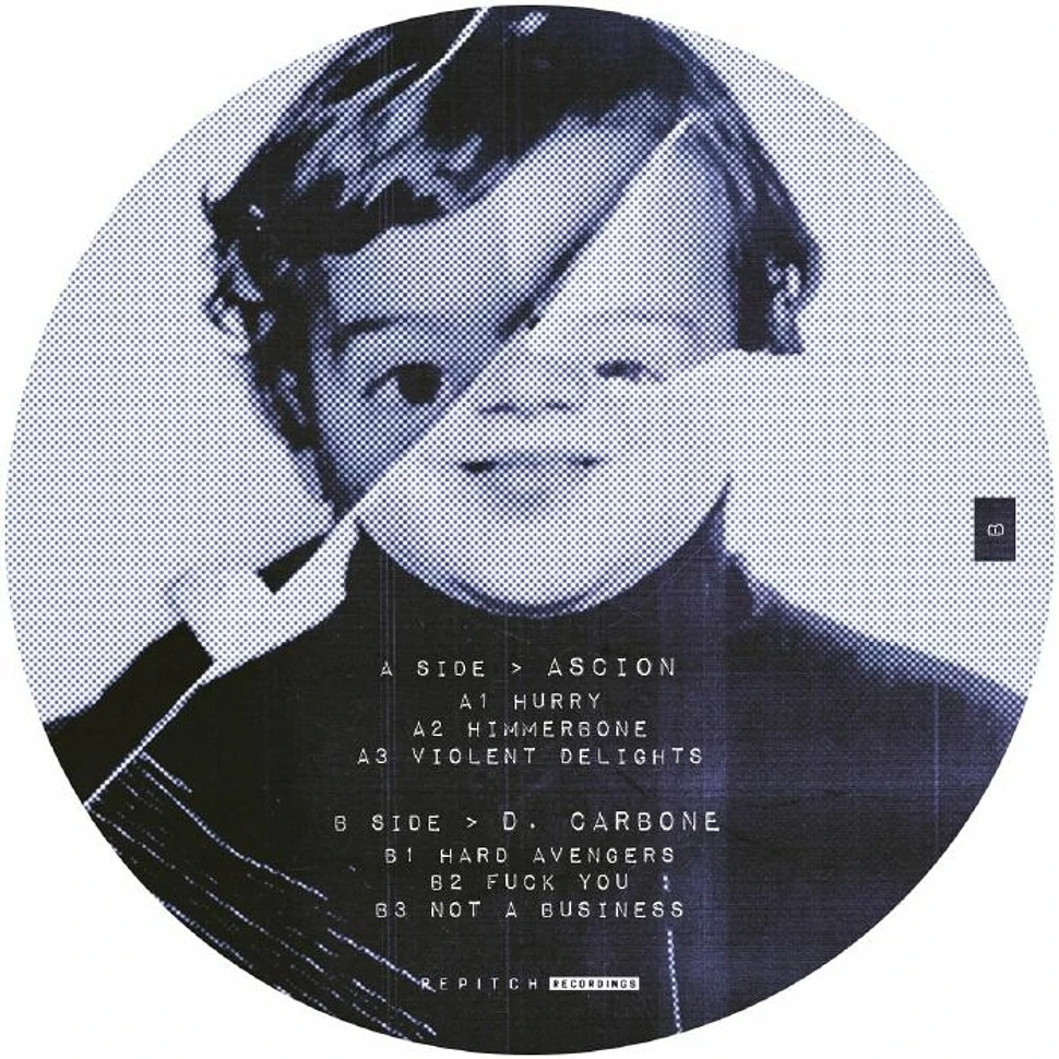 Ascion / D.Carbone - Repitch Fast Forward Marbled Blue Vinyl Edition