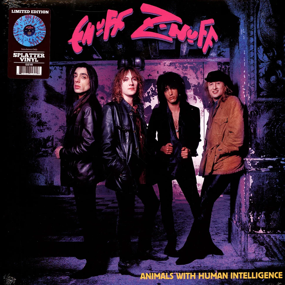 Enuff Z'nuff - Animals With Human Intelligence Blue Red Splatter Vinyl Edition