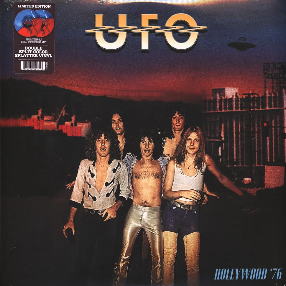 Ufo - Hollywood '76 Blue & Red Split With Black Splatter Vinyl Edition ...