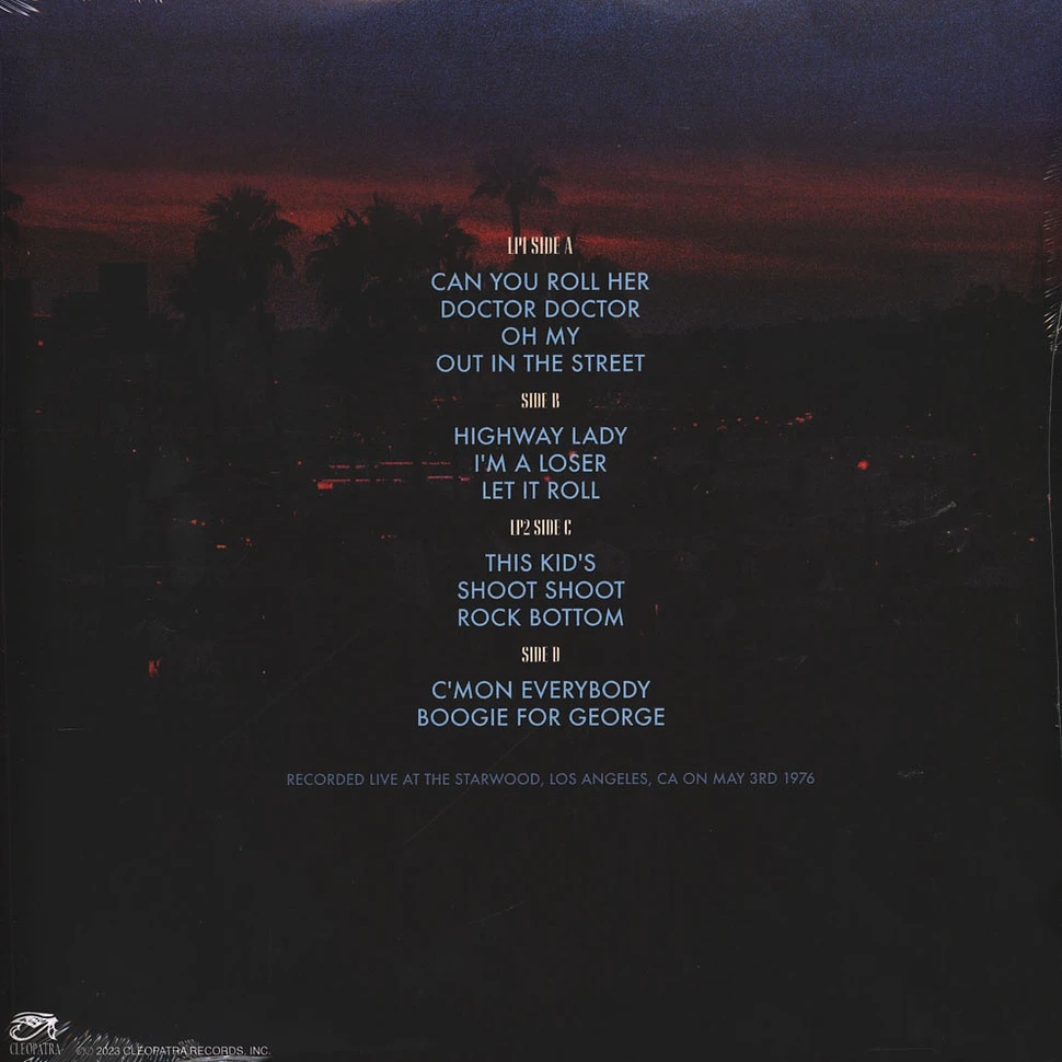 Ufo - Hollywood '76 Blue & Red Split With Black Splatter Vinyl Edition