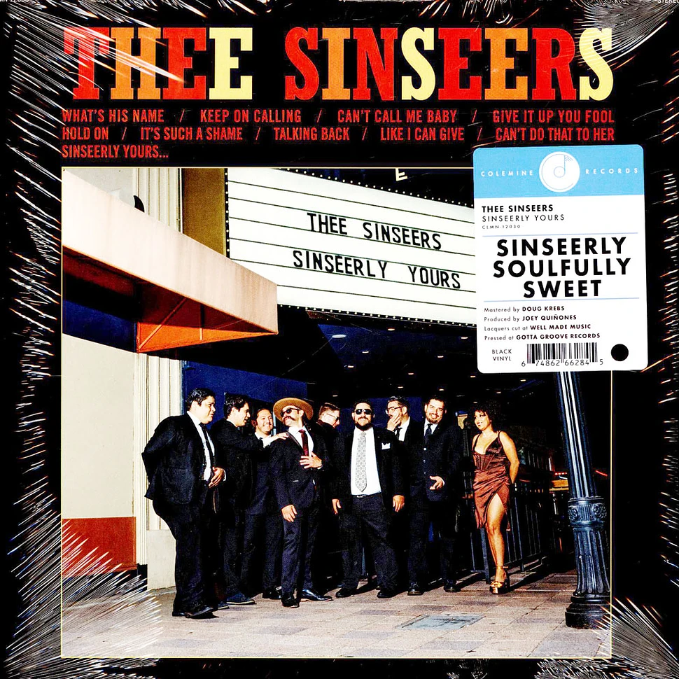 Thee Sinseers - Sinseerly Yours Black VinylEdition