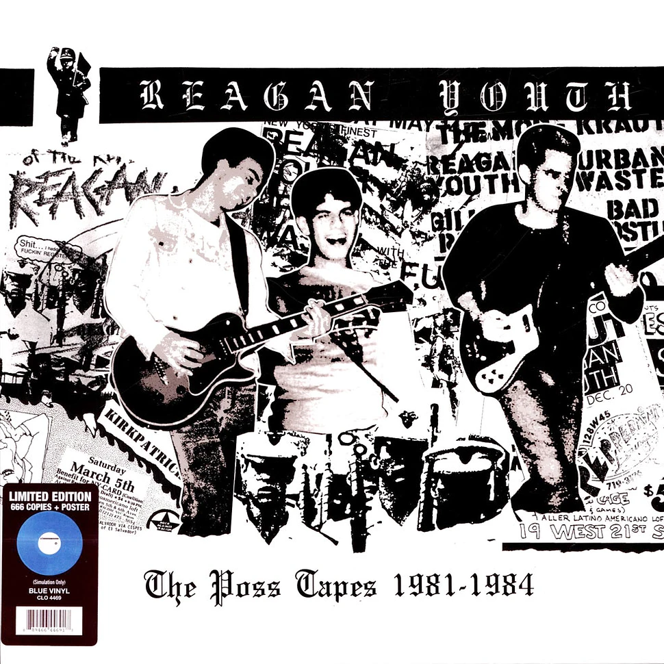 Reagan Youth - The Poss Tapes - 1981-1984 Blue Vinyl Edition