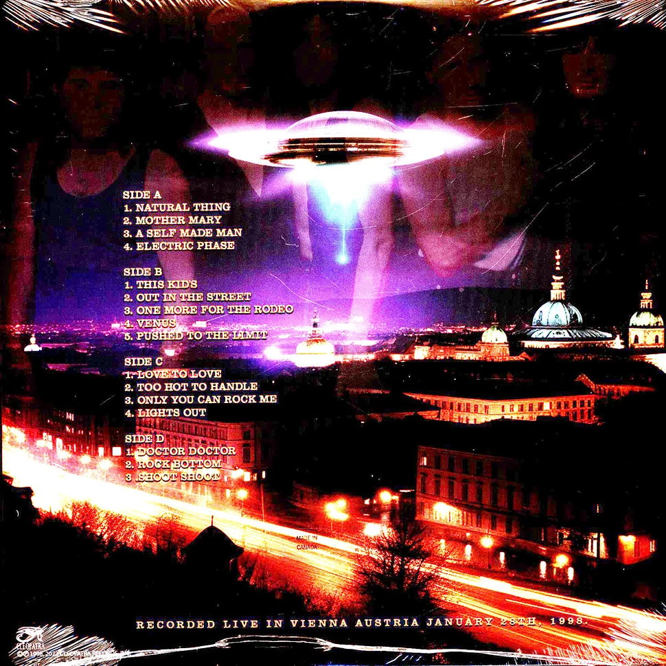 Ufo - Live In Vienna 1998 Silver Vinyl Edition