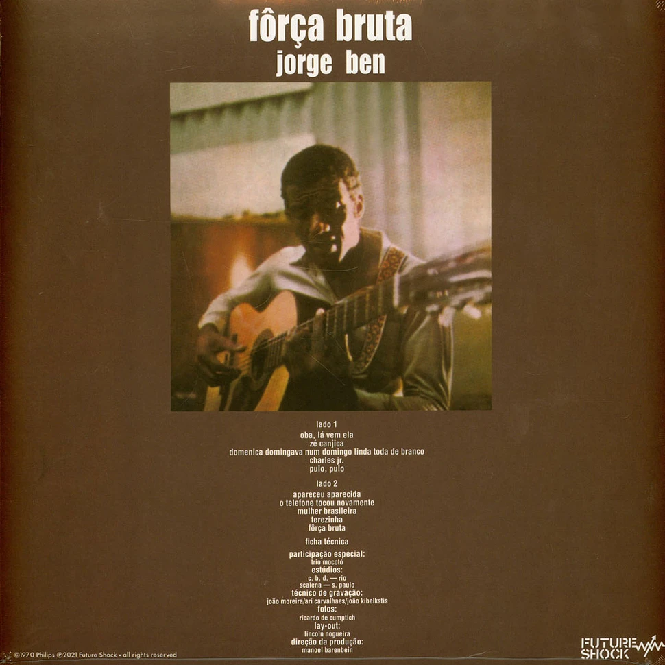 Jorge Ben - Forca Bruta Orange Vinyl Edtion