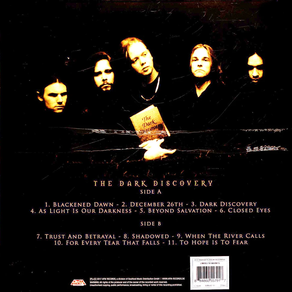 Evergrey - The Dark Discovery Yellow White Black Vinyl Edition