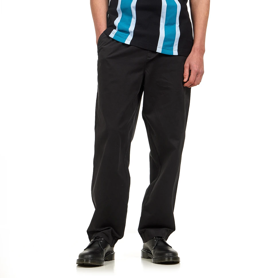 パンツ Fred Perry Twill Trousers BLACK, S size Fred Perry Black Straight Leg Twill Trousers | ModeSens