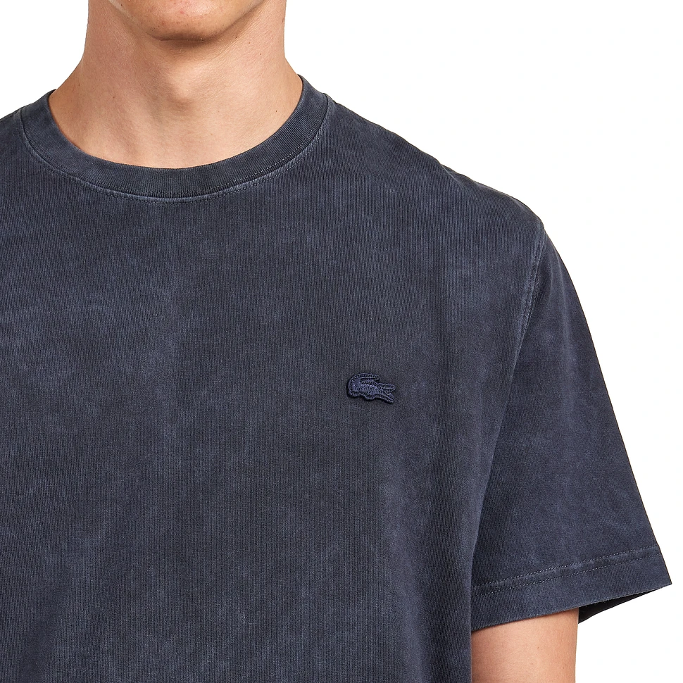 Lacoste - Washed Effect Cotton Jersey T-Shirt