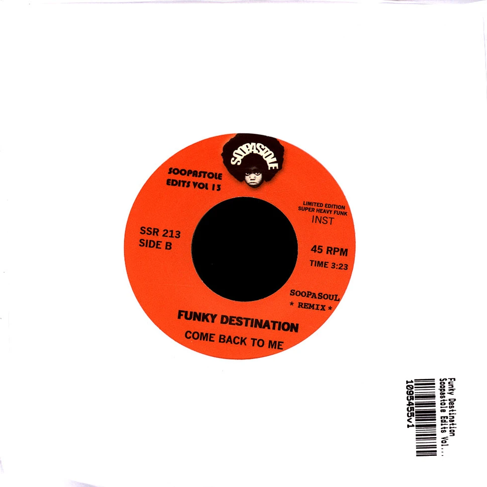 Funky Destination - Soopastole Edits Volume 13 Clear Vinyl Edition