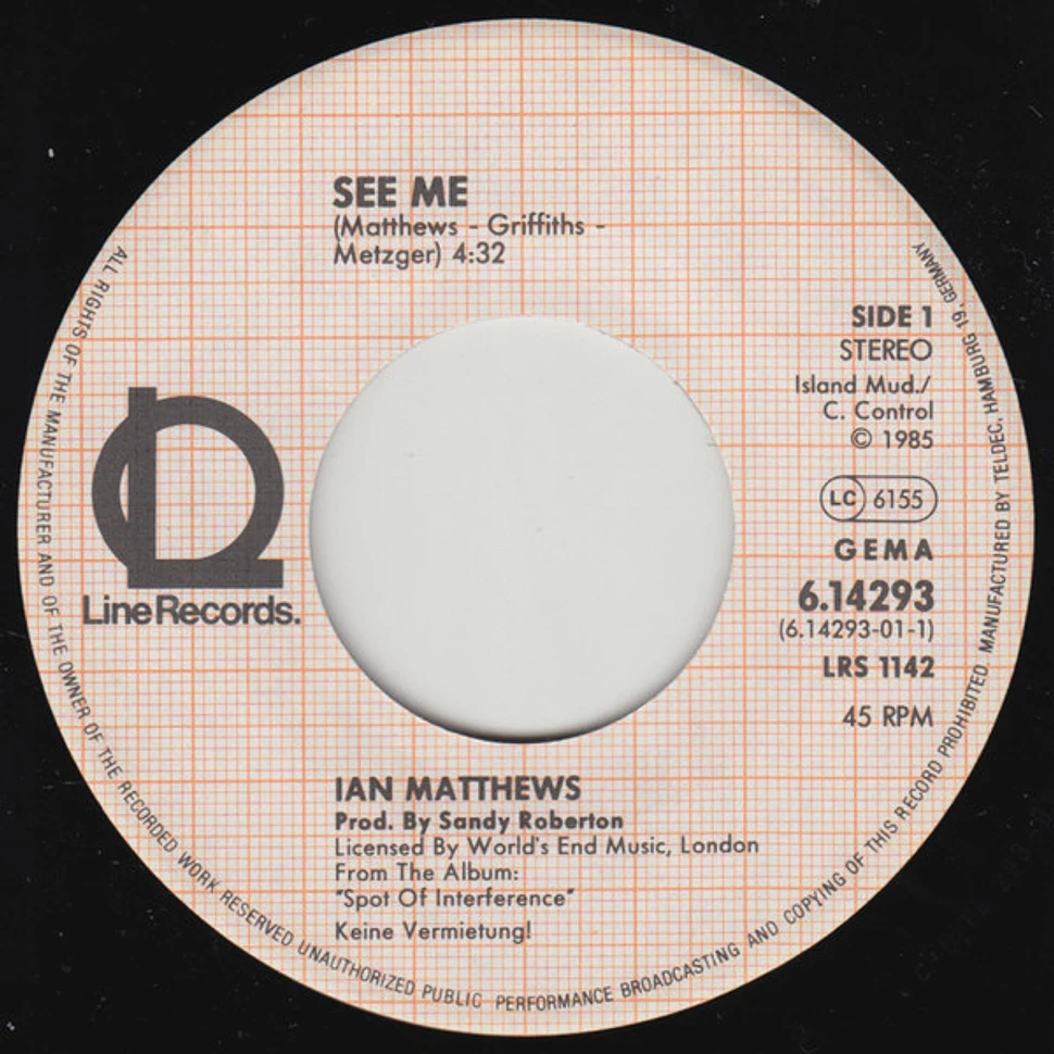 Iain Matthews - See Me