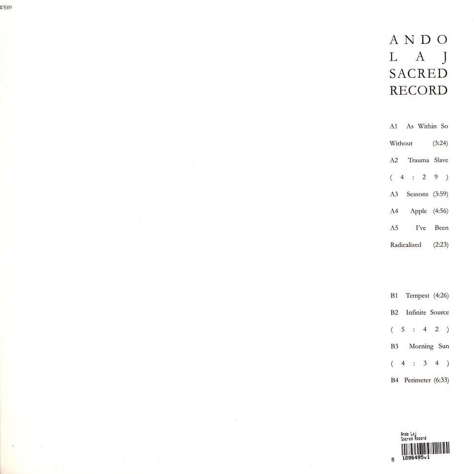 Ando Laj - Sacred Record