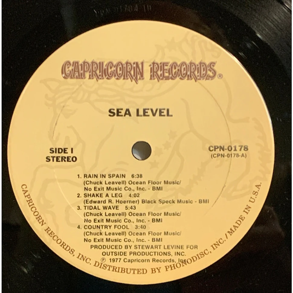 Sea Level - Sea Level