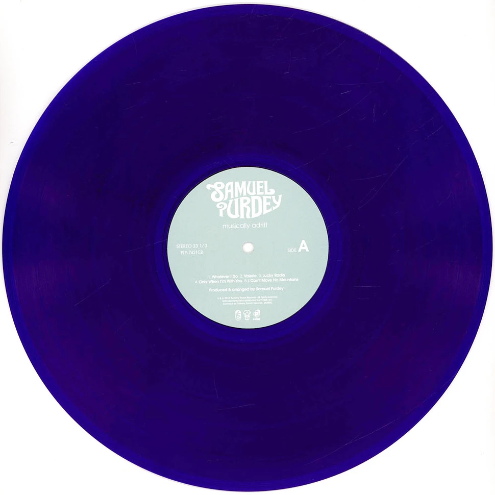 Samuel Purdey - Musically Adrift Blue Vinyl Edtion