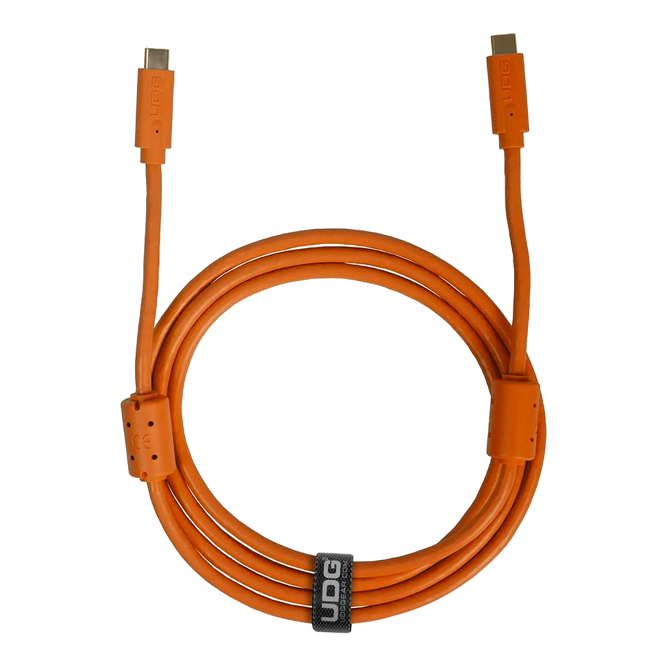 UDG - UDG Ultimate Audio Cable USB 3.2 C-C Orange Straight 1,5m