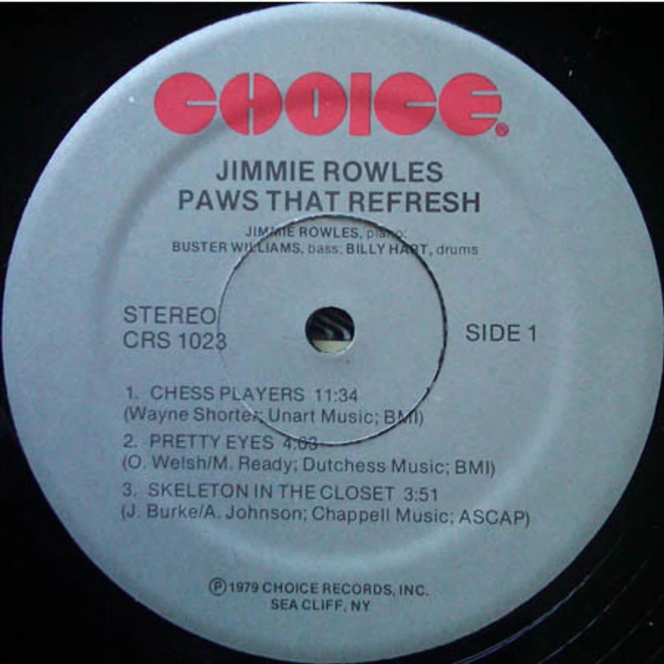 Jimmy Rowles - Paws That Refresh