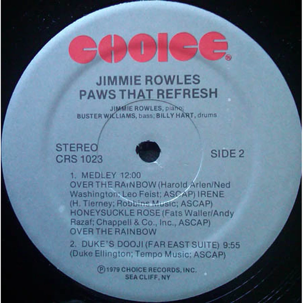 Jimmy Rowles - Paws That Refresh