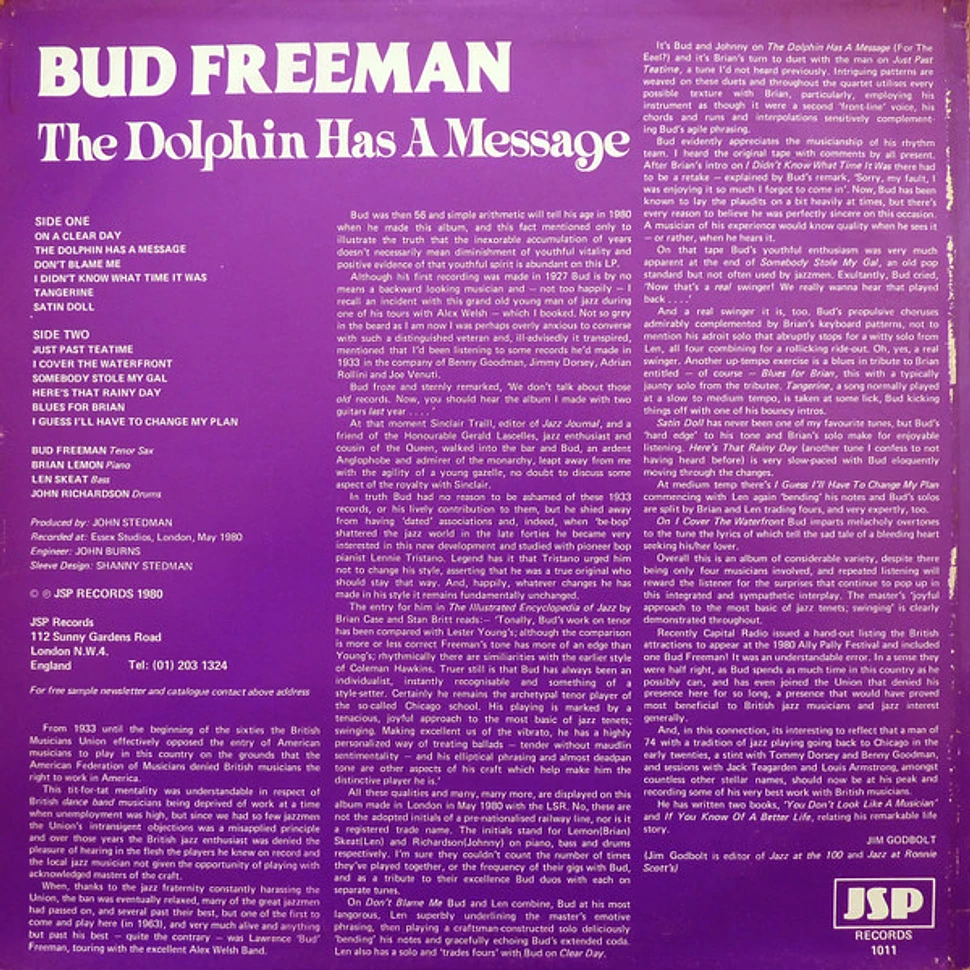 Bud Freeman - The Dolphin Has A Message