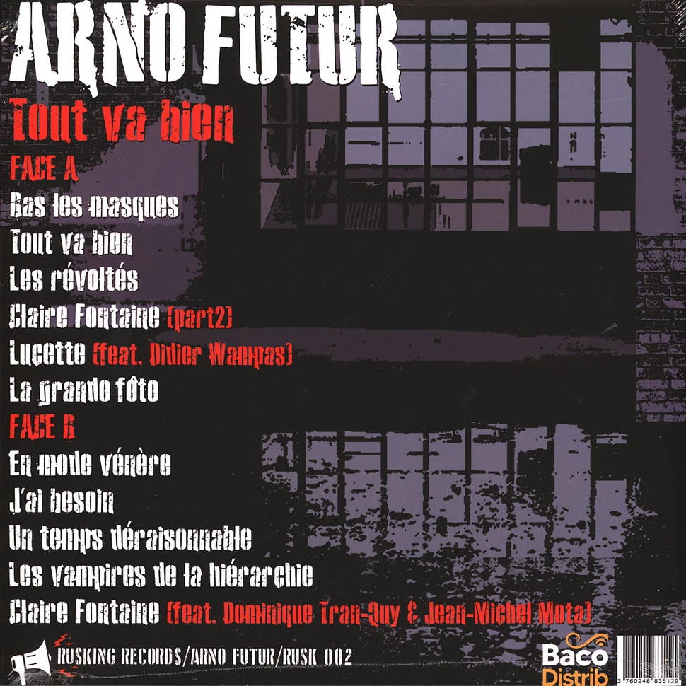 Arno Futur - Tout Va Bien