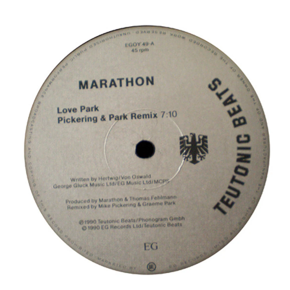 Marathon - Love Park (Pickering And Park Remix)